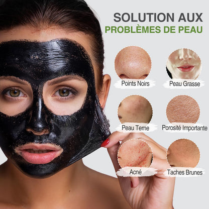 Masque Purifiant au Charbon Actif LANBENA – Anti-Points Noirs & Réducteur de Pores